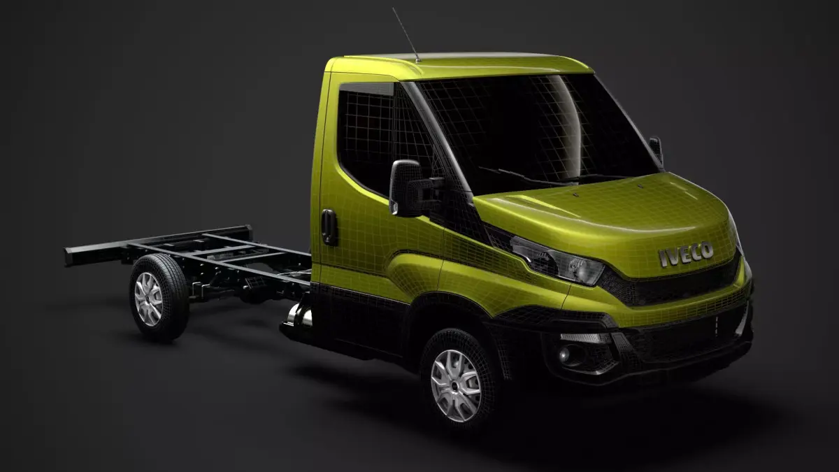 Iveco Daily Single Cab L2 Chassis 2014 3D model