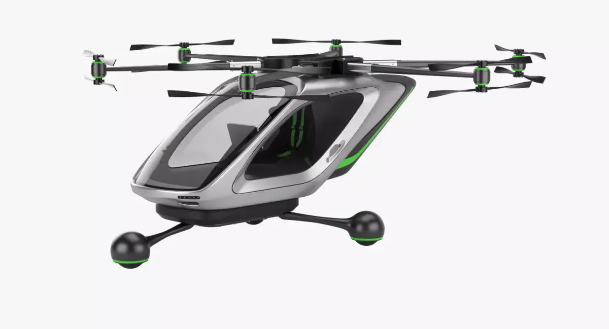 Electric Aircraft Concept 3D model