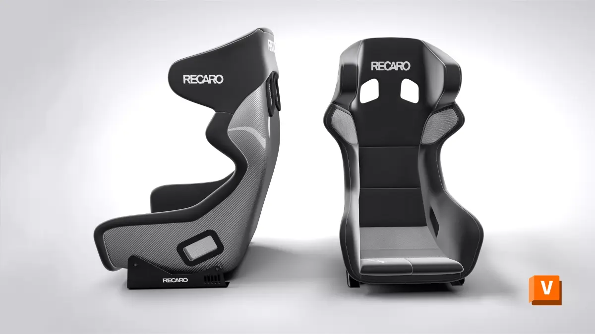 RECARO PRO RACER 3D Model Low-poly 3D model