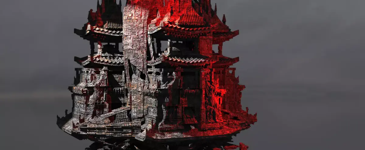 Ninja scroll underground temple  3D model