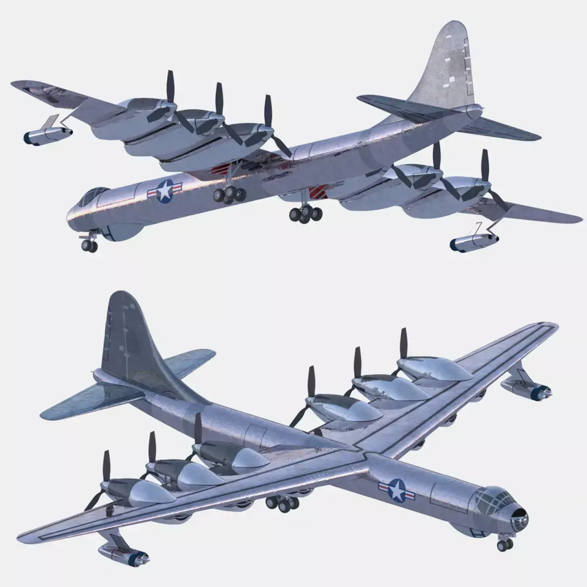 Convair B-36 Peacemaker 3D model