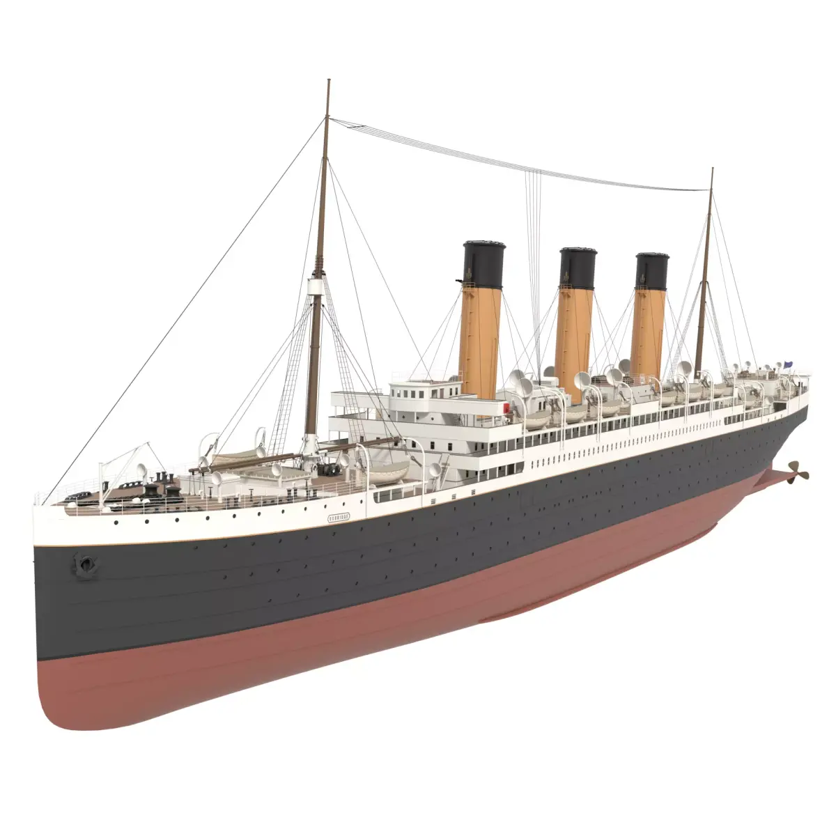 Steam Liner  3D model