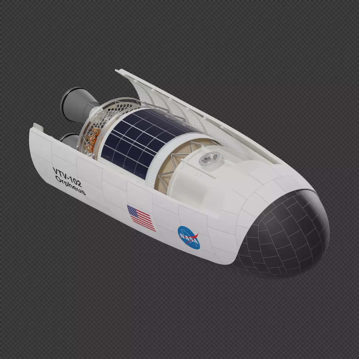 NASA HAVOC Crew Transfer Vehicle 3D model