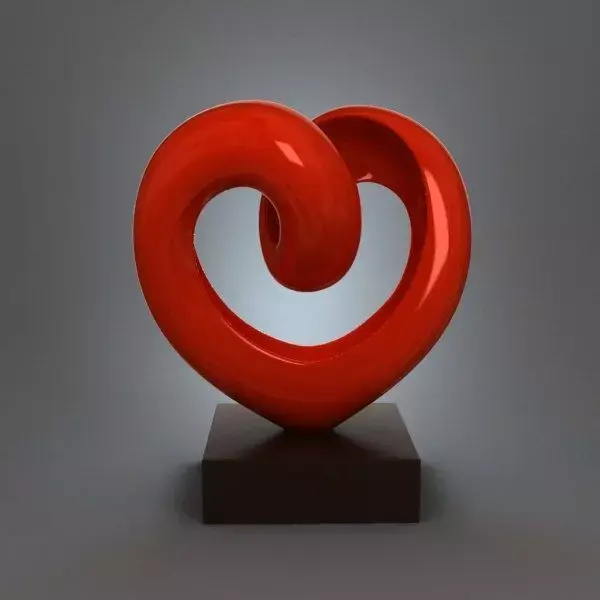 Heart Figurine  3D print model