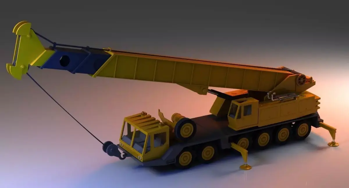 Crane 3D Model 3D model