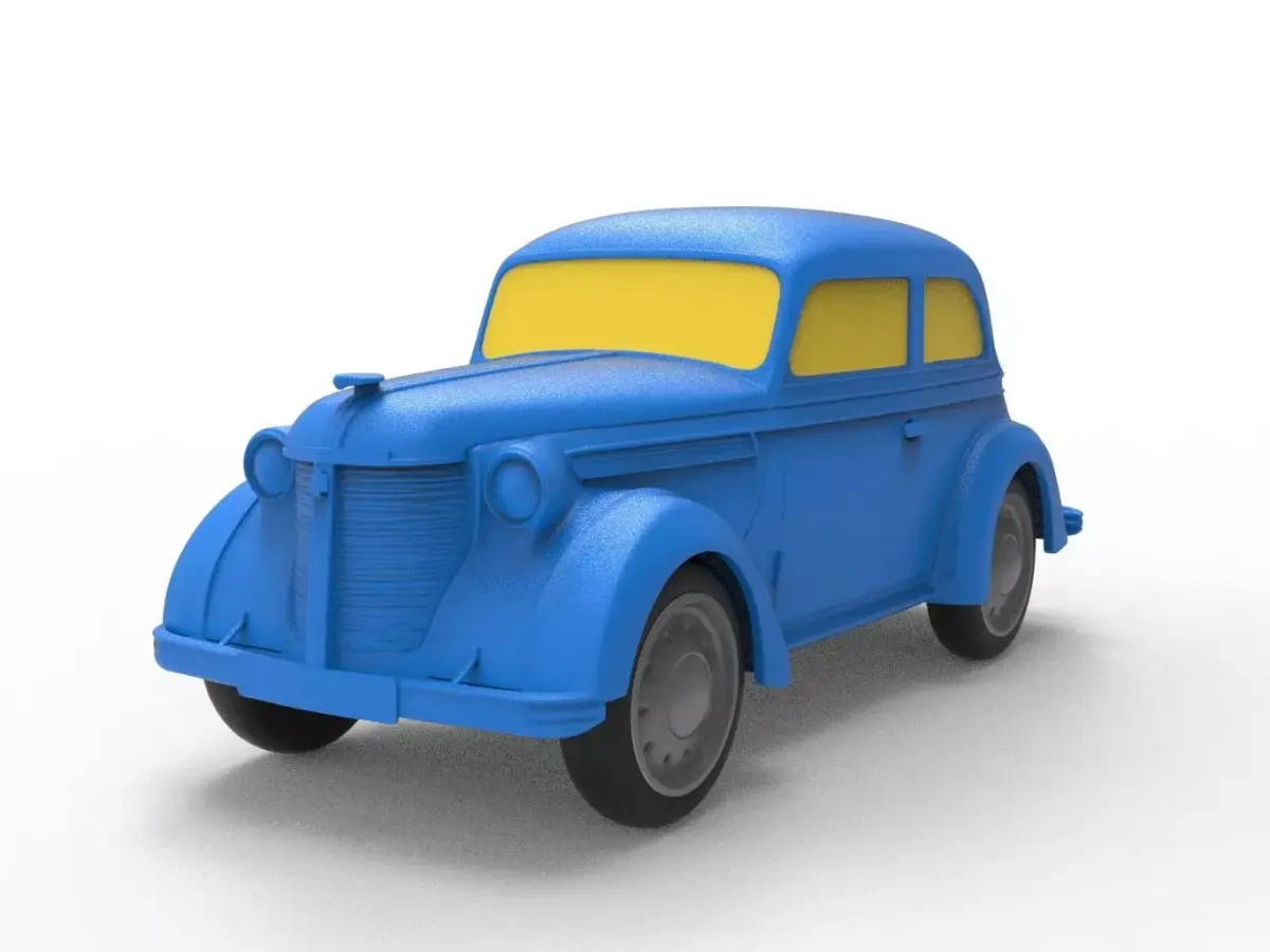 Opel Olympia 1938 Classic Car 3D print model