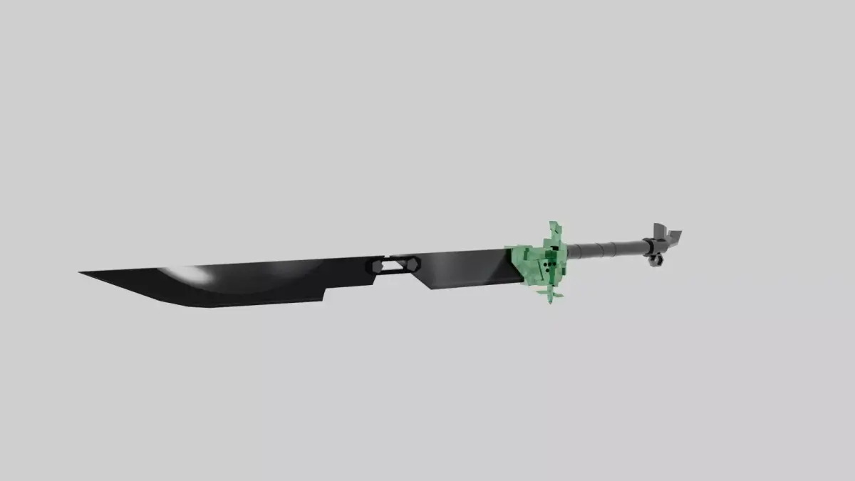 SWORD MODEL GAME READY ASSET Low-poly 3D model purchase