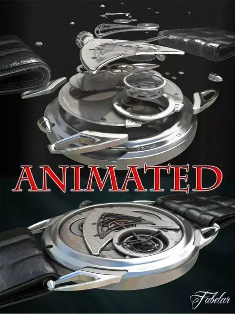 Watch 5 exploded 3D model