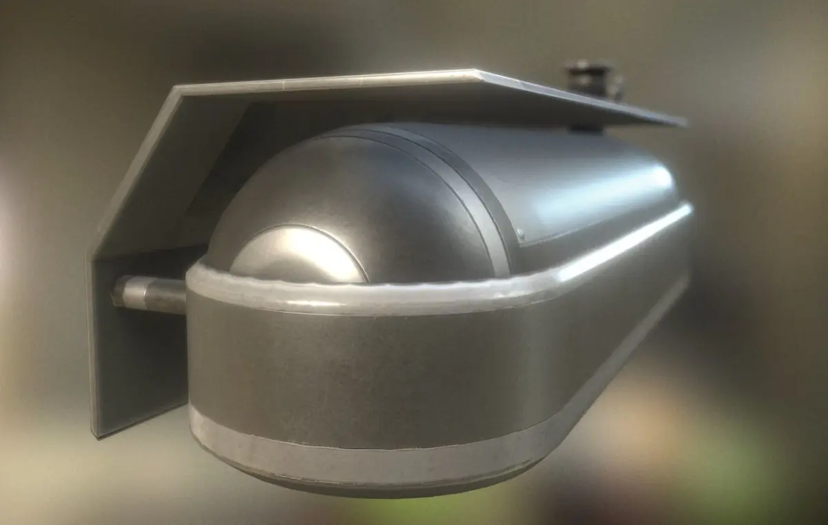 Fuel Tank Basic Version Low-poly 3D model