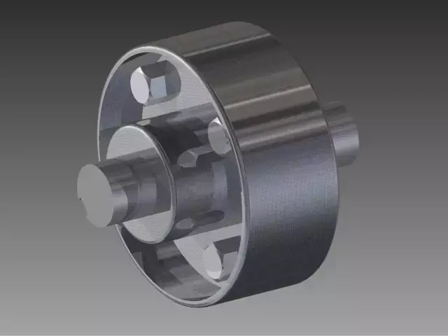 Protected Flange Coupling 3D model