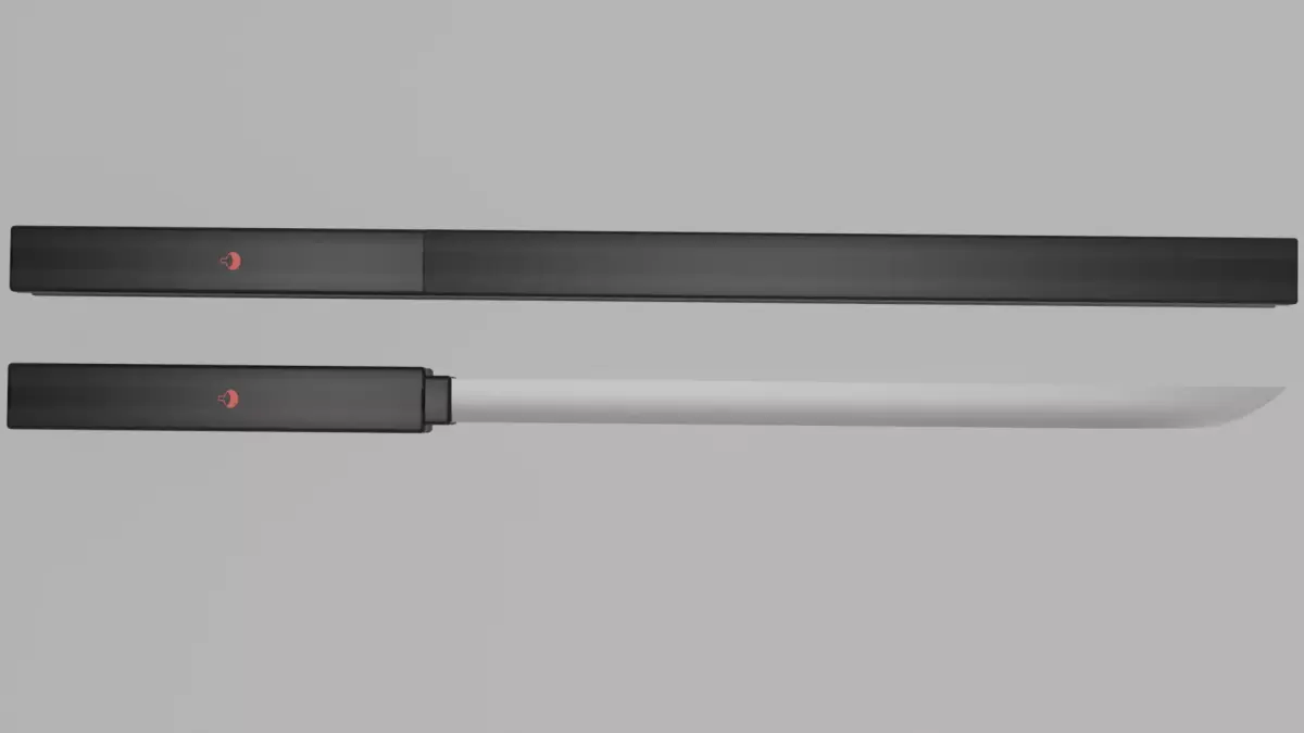Katana de Sasuke 3D model