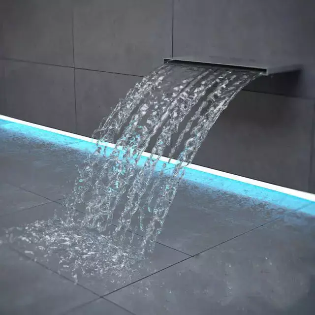 Fountains Collection Waterfall Low-poly 3D model