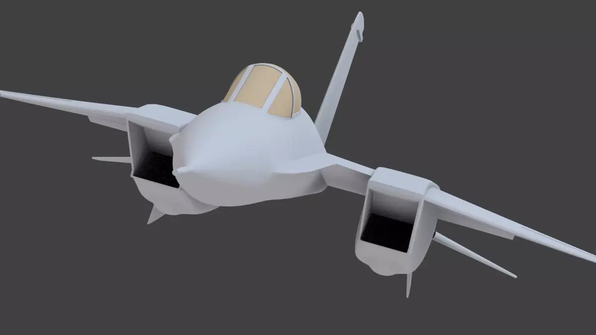 Fairchild-Republic F-15 Eagle 3D print model
