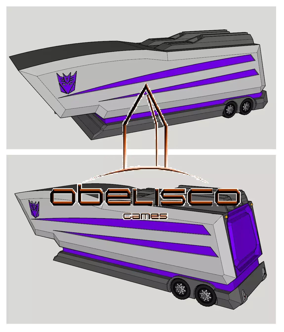 Transformers Menasor Combiner Wars Trailer 3D print model