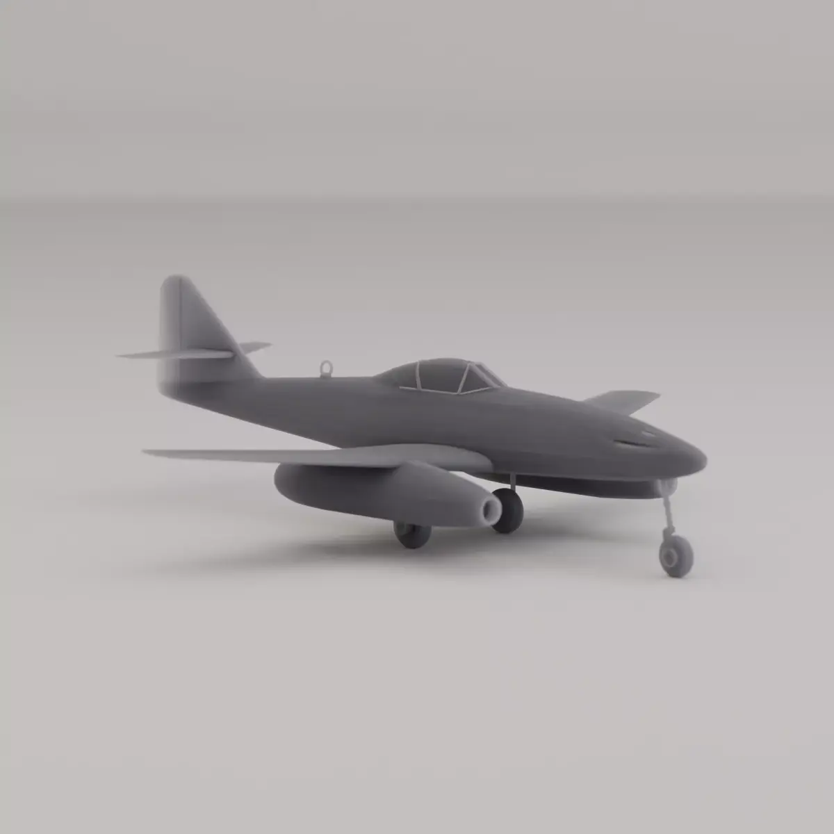 Messerschmitt Me 262 Jet Fighter Germany WWII 1944 3D print model