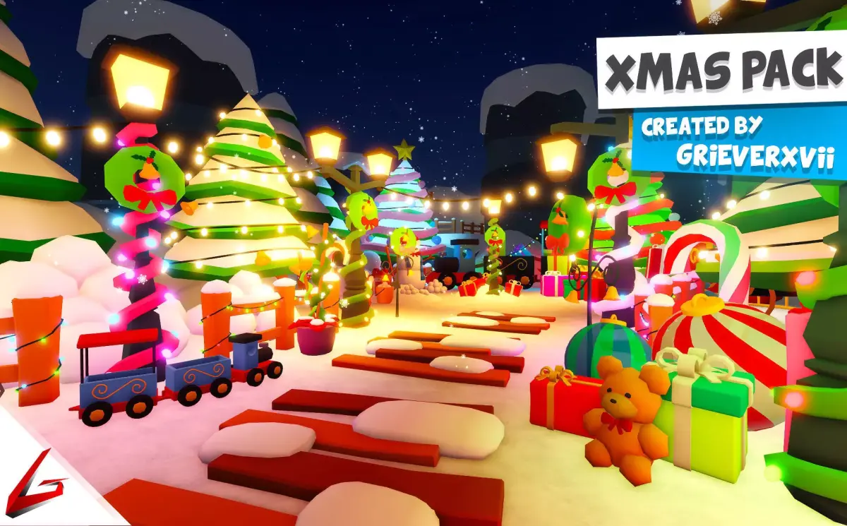 GrieverXVII - Roblox - Asset Pack - Xmas Pack Low-poly 3D model