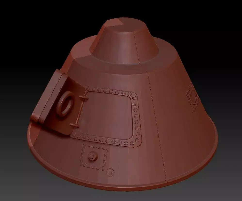 space capsule Free 3D print model