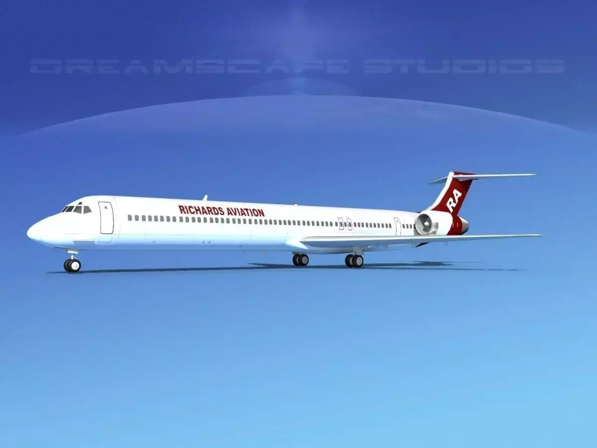 McDonnell Douglas MD-90 Richard Aviation 3D model