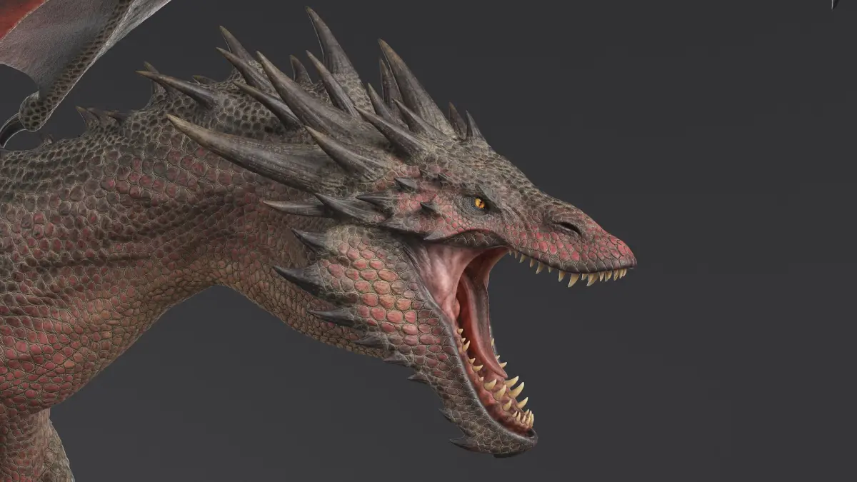Dragon XO No Rig 3D model