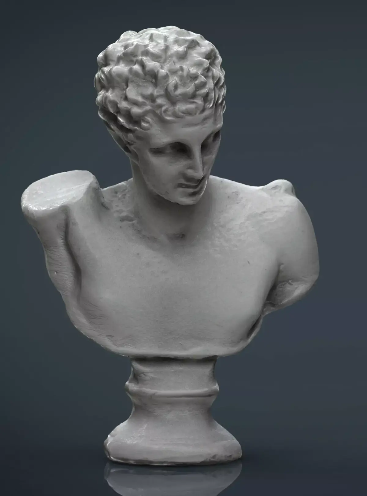 BUST of person Low-poly 3D model purchase