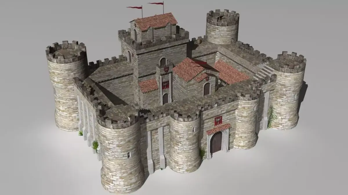 castle keep  3D model
