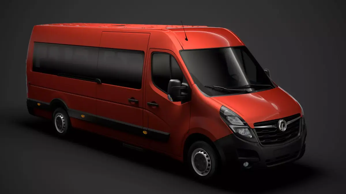 Vauxhall Movano L4H2 MiniBus 2020 3D model