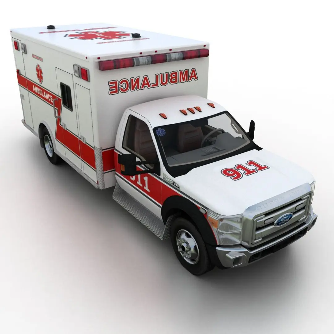 Ford F-450 Super Duty Ambulance 2012 3D model