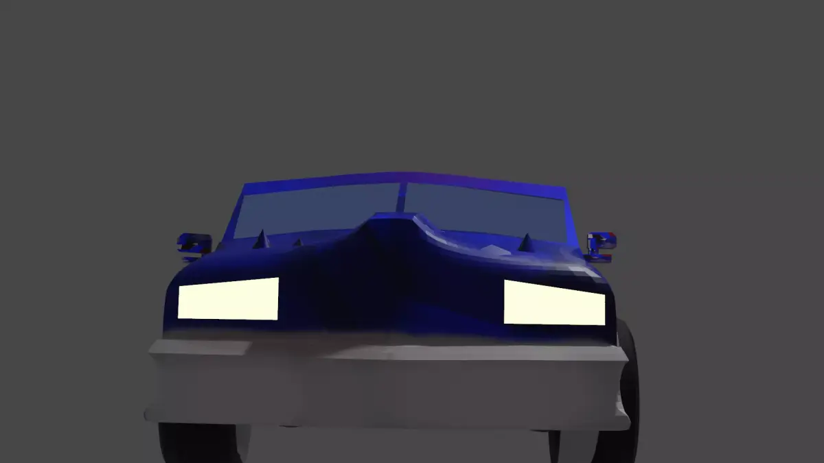 LOW POLY TRUCK MODEL pickup Low-poly 3D model