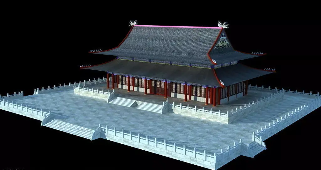 Chinese Mahavira Hall 3D model