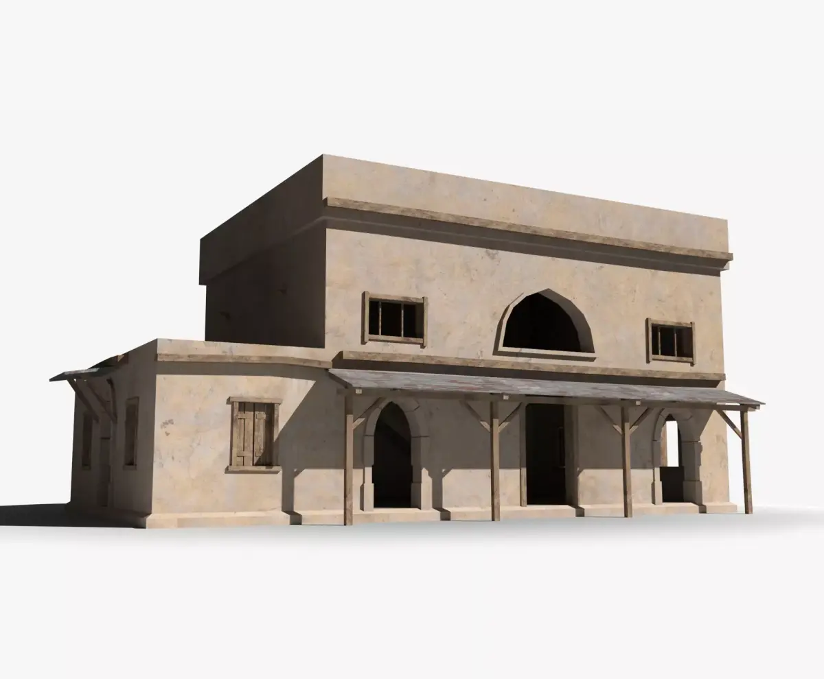 Arab x7 Low-poly 3D model