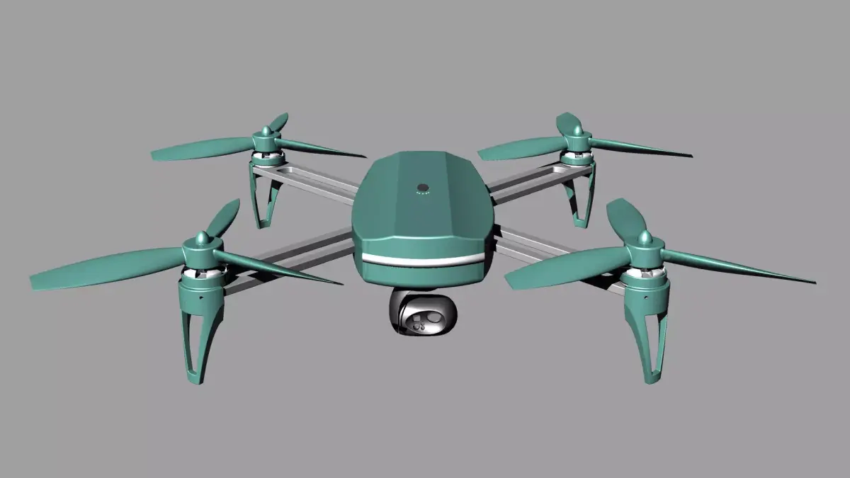Drone 3d quadcopter 3D model