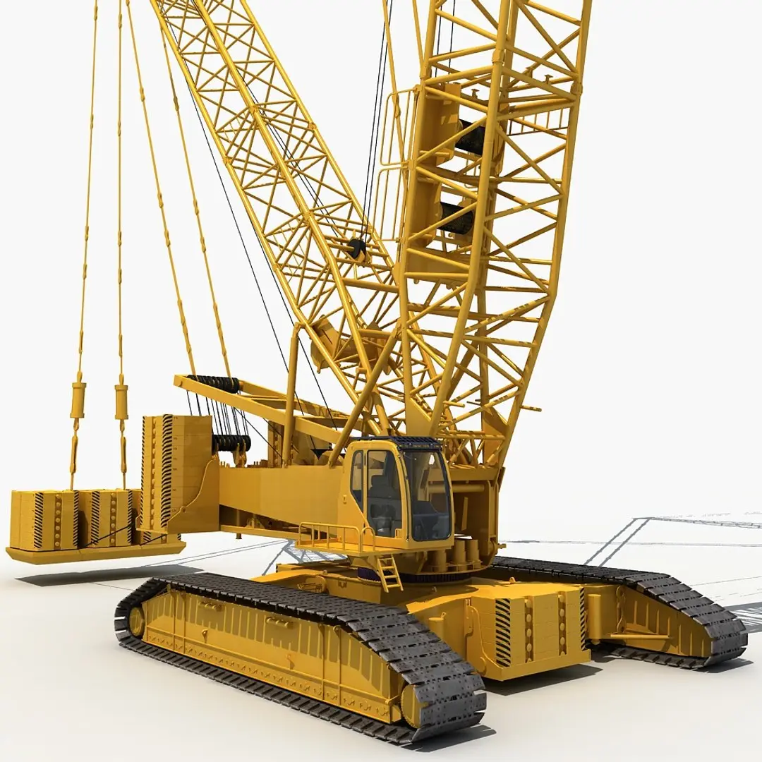 Crawler Crane 3D model purchase
