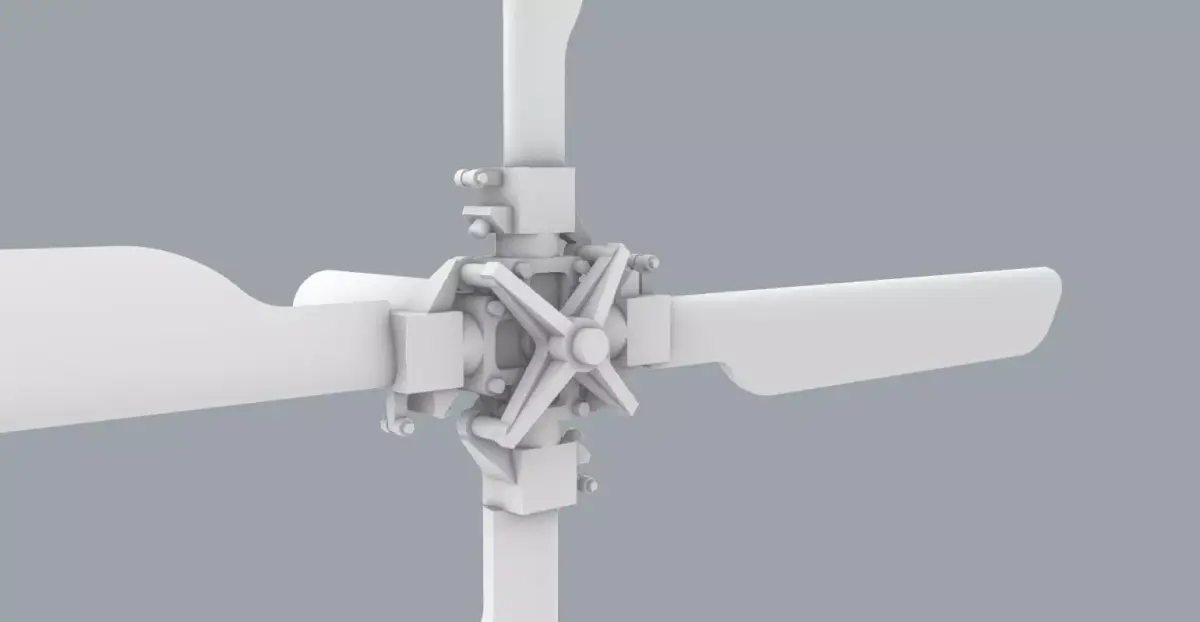 PM Sea King Wessex Tail Rotor 3D print model