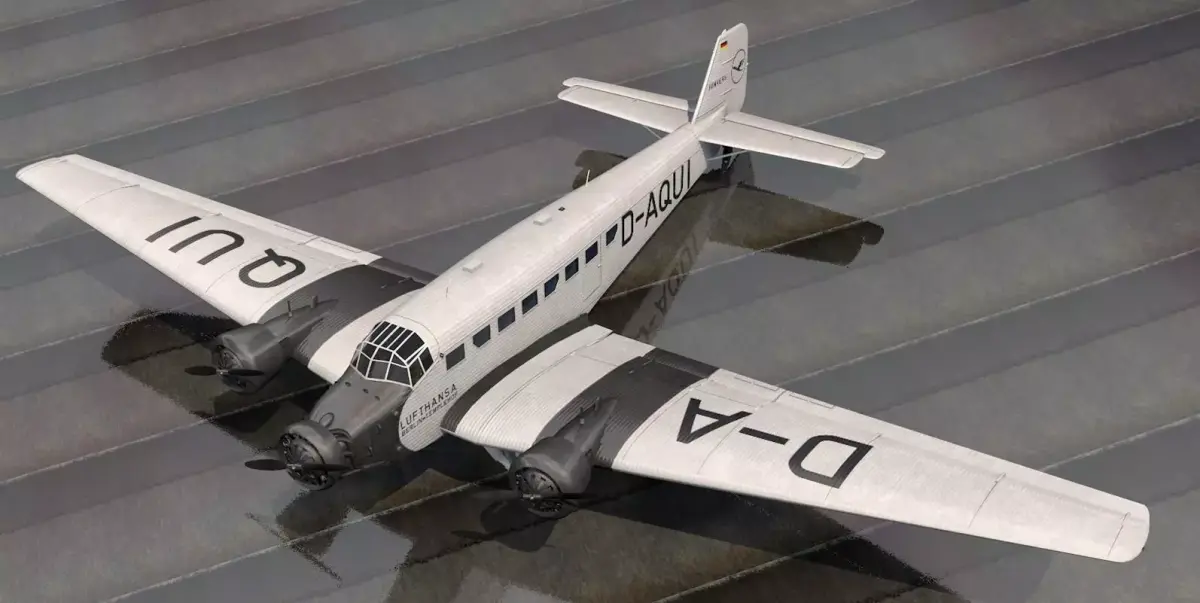 Junkers Ju-52 1m 3D model