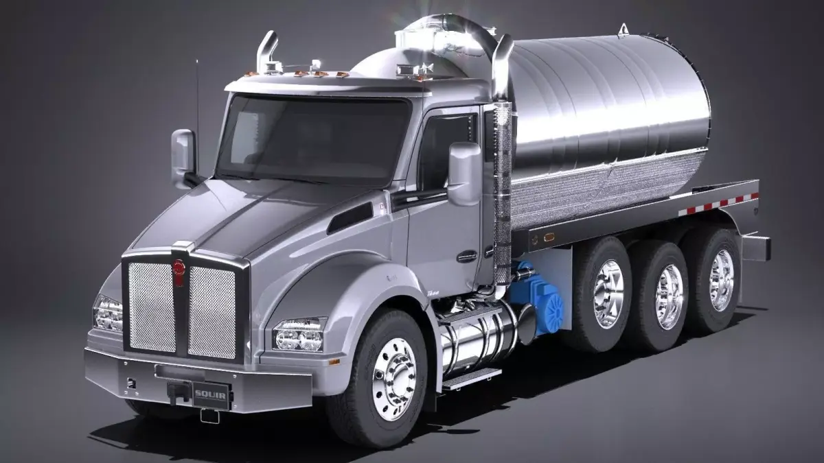 Kenworth T880 2017 Tank Truck 3D model