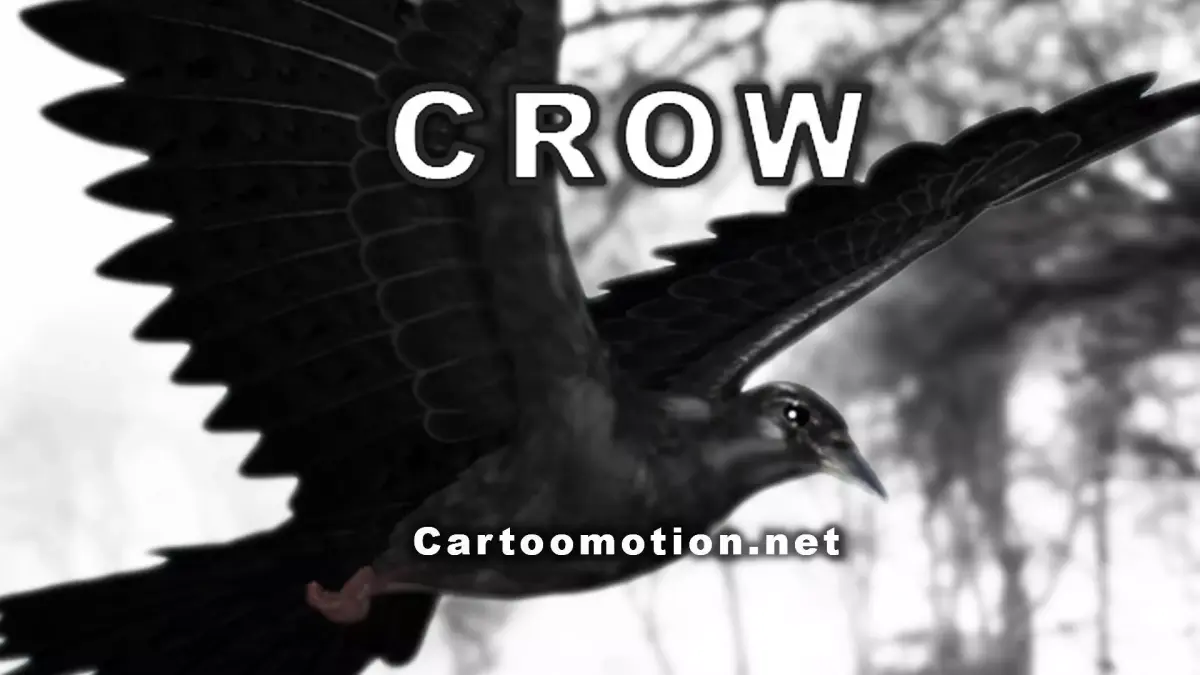 Crow - Animated Low-poly 3D model