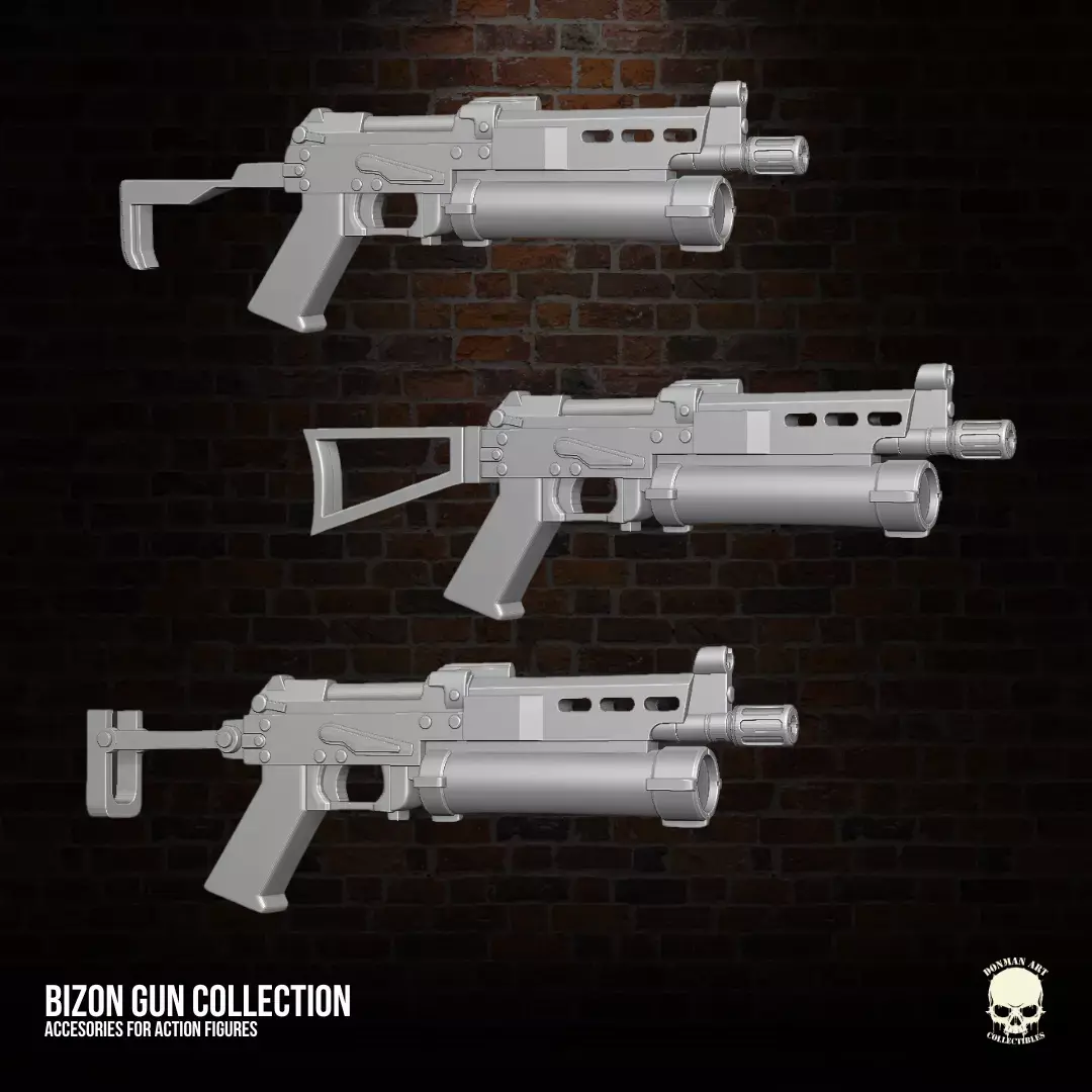 Bison Collection 3D printable files for Action Figures 3D print model