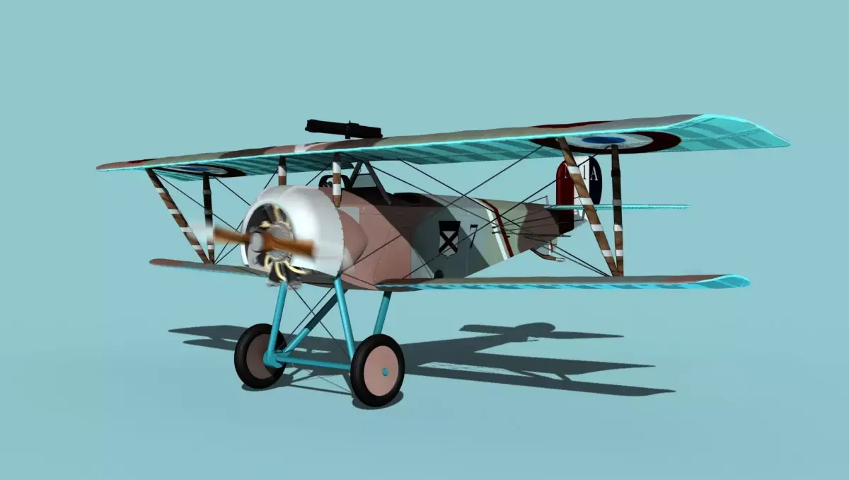 Nieuport 11 VHP V01 3D model