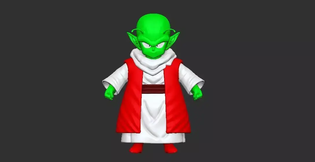 Dende - Dragon Ball - 3d model - Print - Split part 3D print model