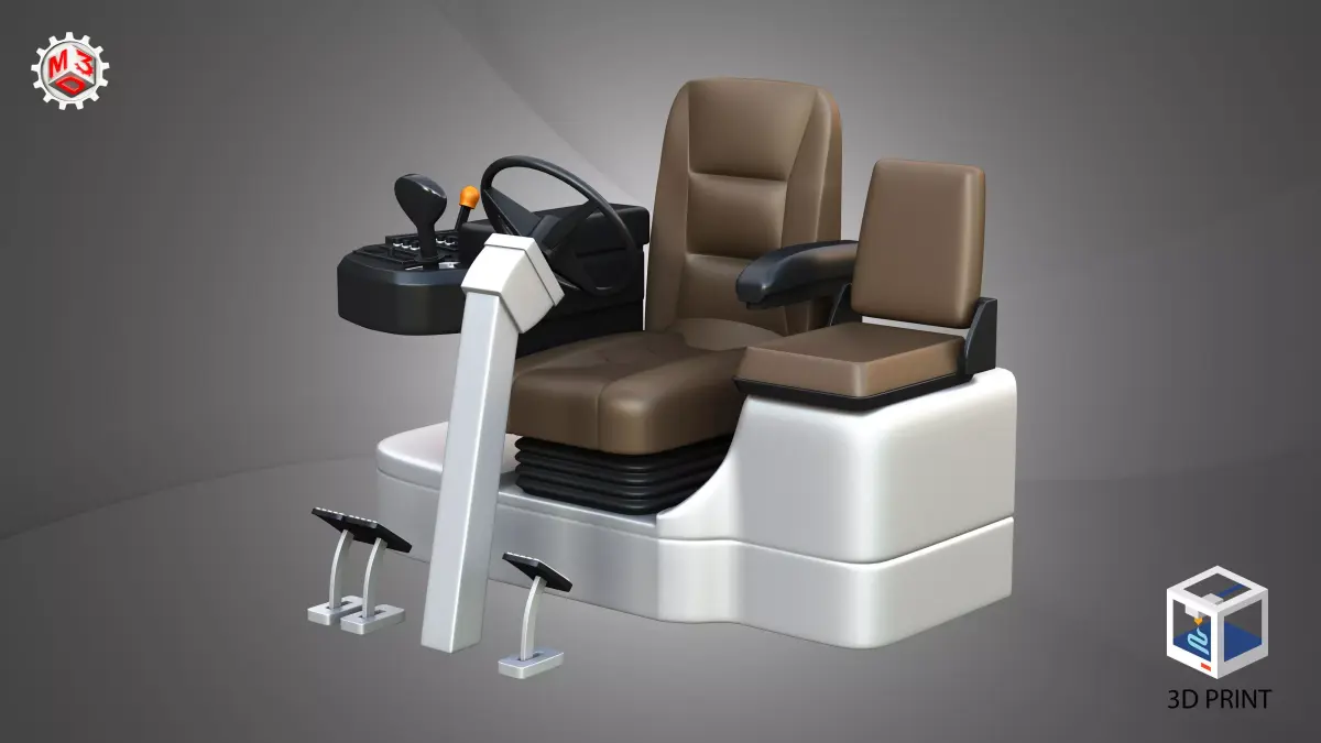 Interior - Combine 1688  3D model