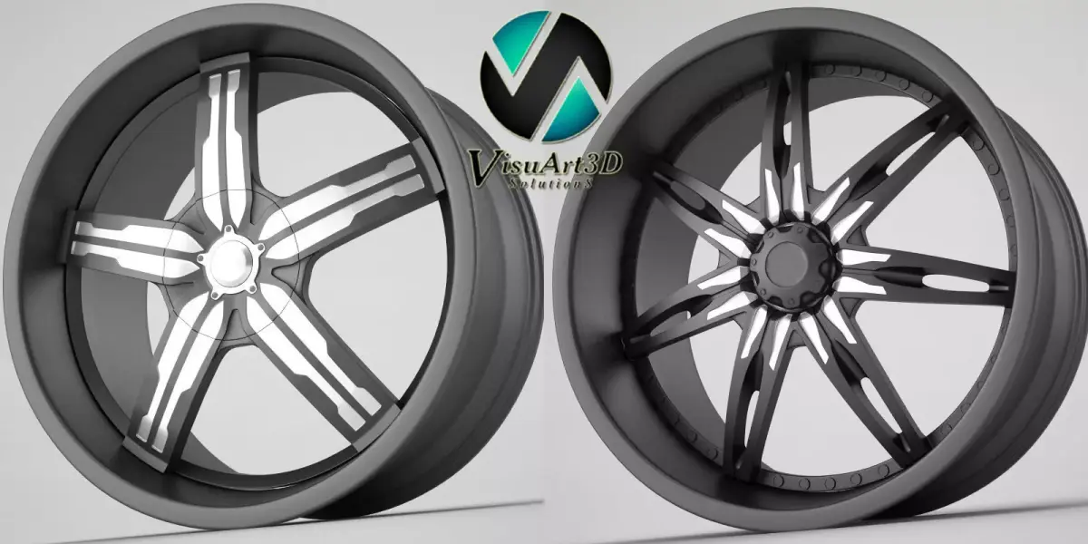 Black Ice Rims 3D model