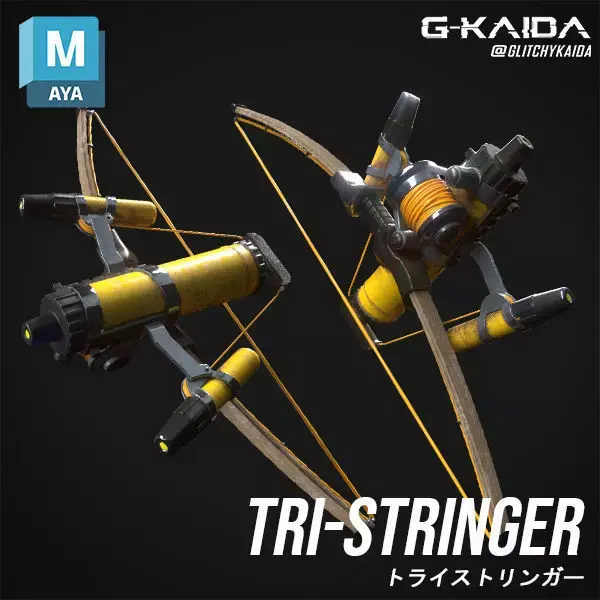 Prop - Weapon - Tri-Stringer Free 3D model