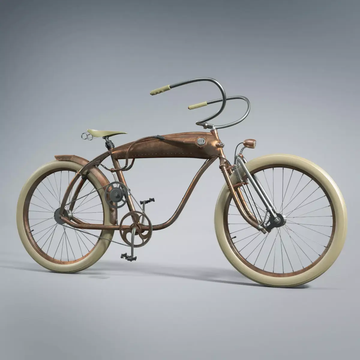 Bicycle Steampunk 3D model