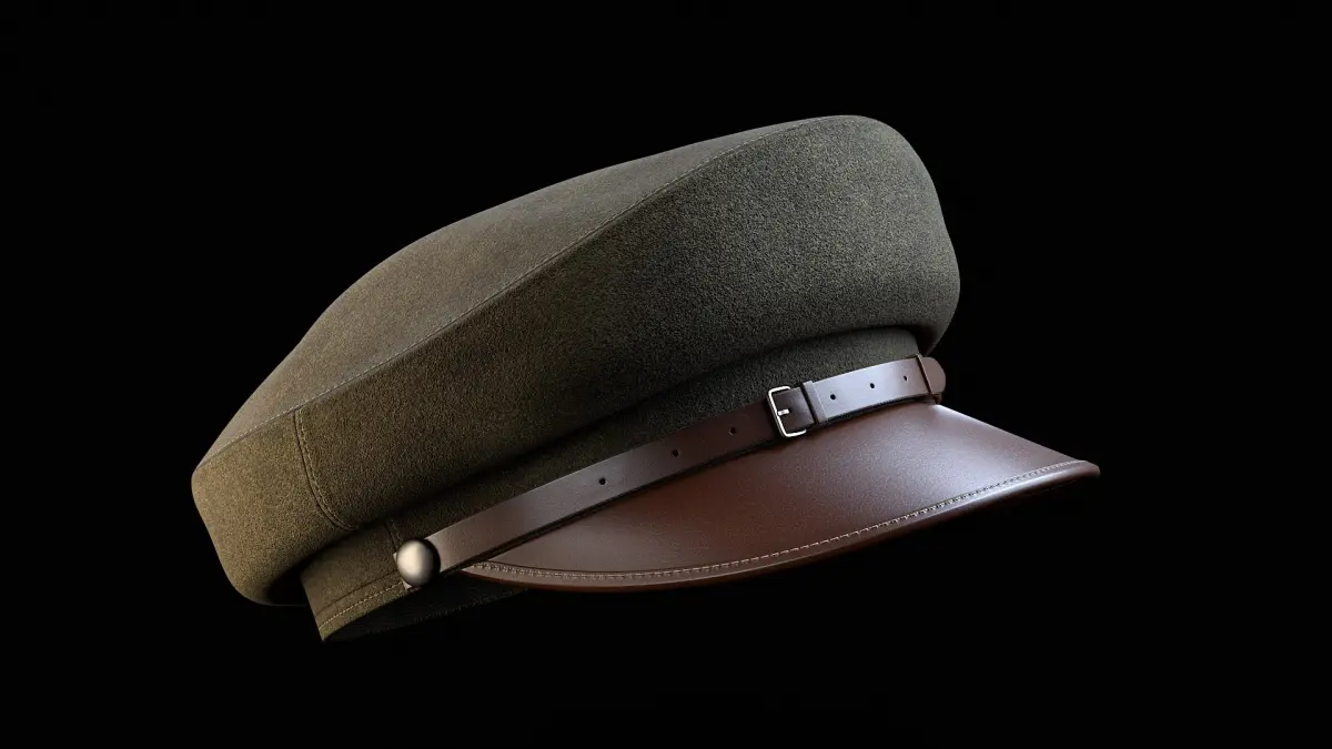 Officer Hat 3D model