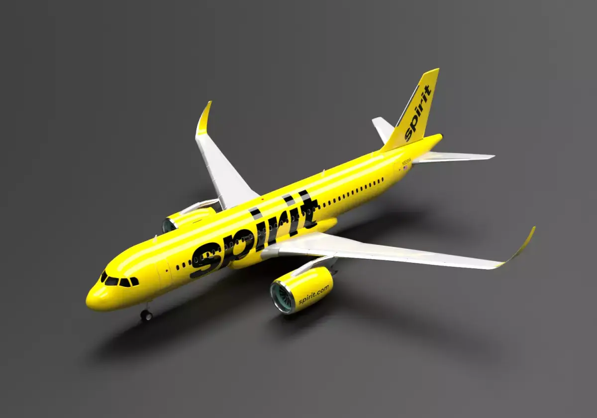 Airbus A320 NEO Spirit Livery  3D model
