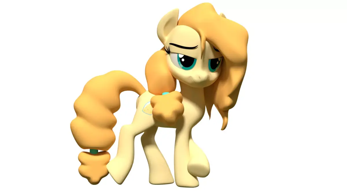 Buttercup MLP Model Free 3D model