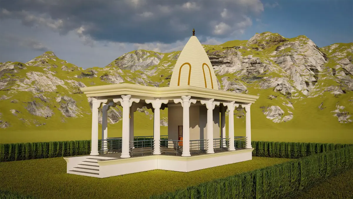 Indian Temple 3D model