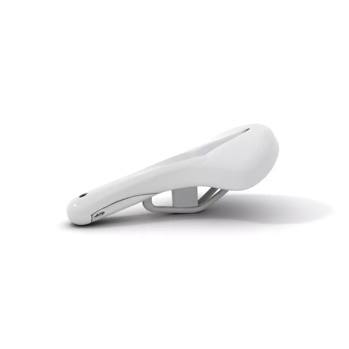 Sleek White Bicycle Saddle model pack Low-poly 3D model