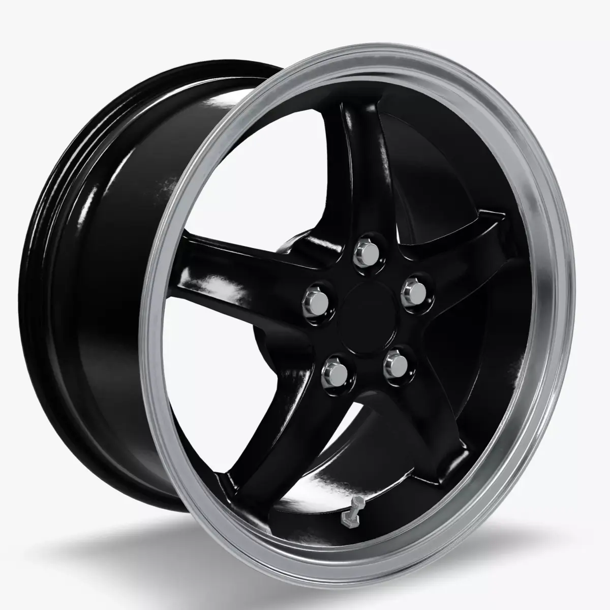 Cobra R 1995 Dished Wheel 17x9 3D model