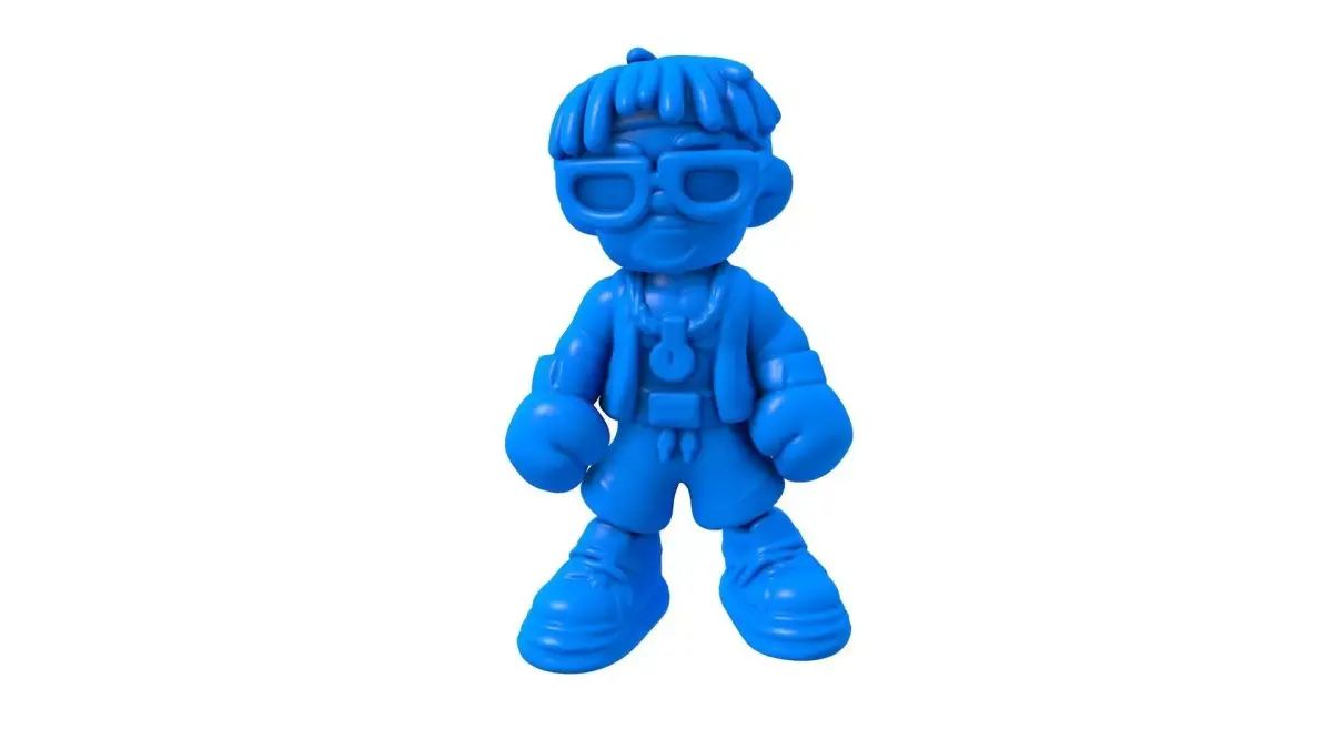 boxing - boxing stl - boxing character -  female boxer  3D print model